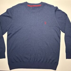 Polo Ralph Lauren Blue Crewneck Sweater Size Large